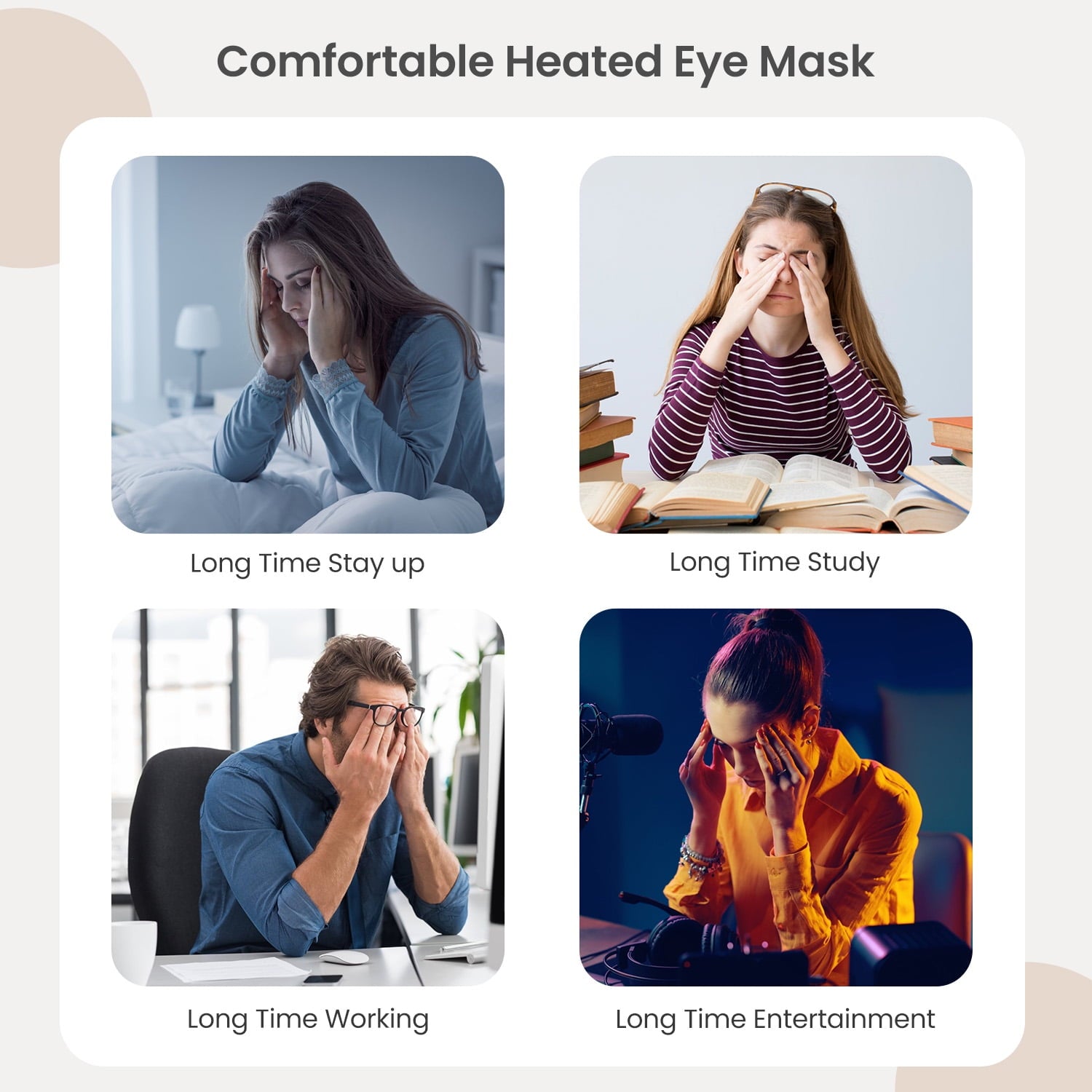Massager with Air Compression, Eligible, Birthday Gifts Mask for Relax, Reduce Strain - Image 5