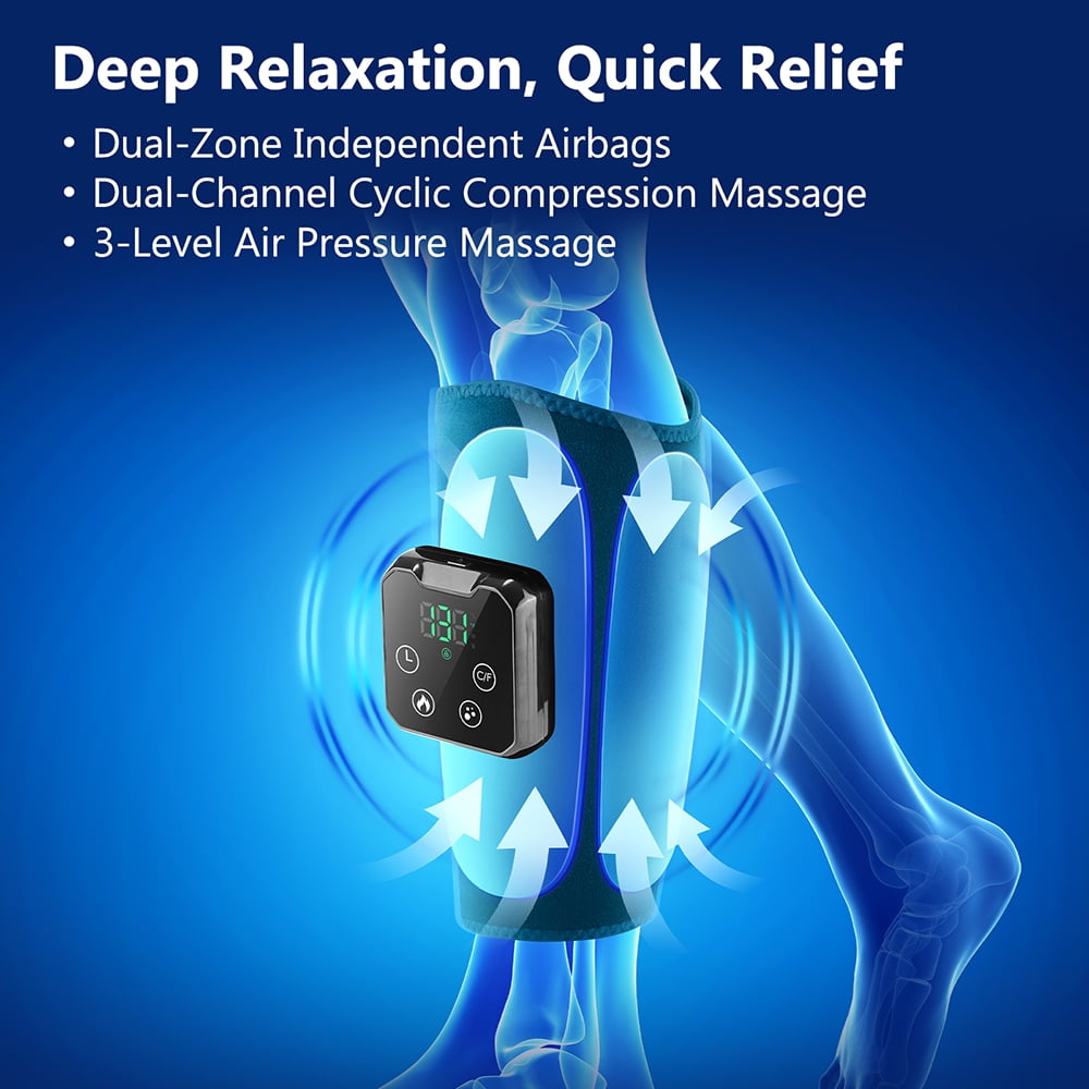 with Heat and Compression, Rechargeable Calf Compression for Circulation, Muscle Relaxation for Calf, Gifts for Dad M... - Image 4