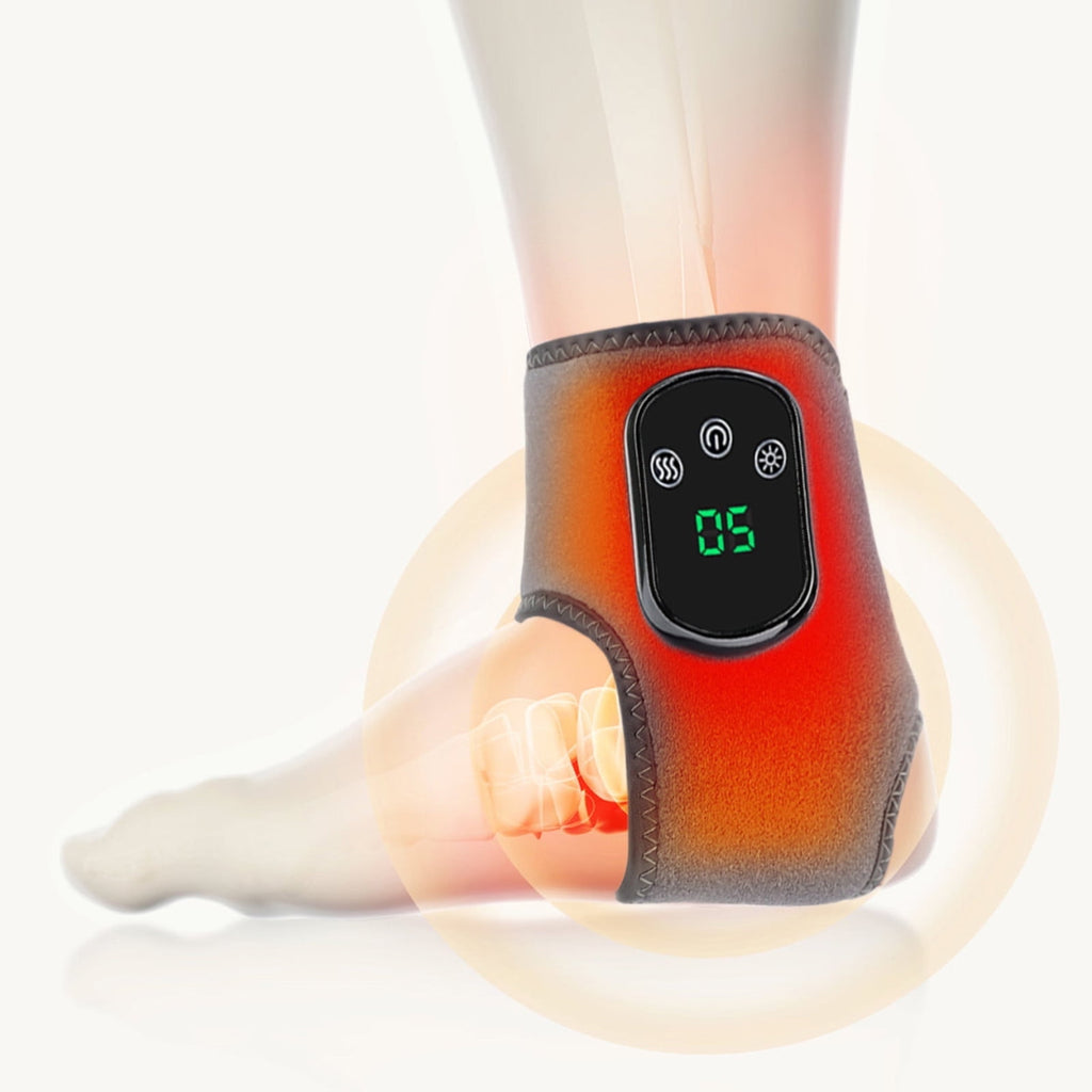 Massager for Neuropathy, Upgrade Triple Feet Relief Massager with 3 Vibration Modes & 5 Heating Levels Visible Screen... - Image 3