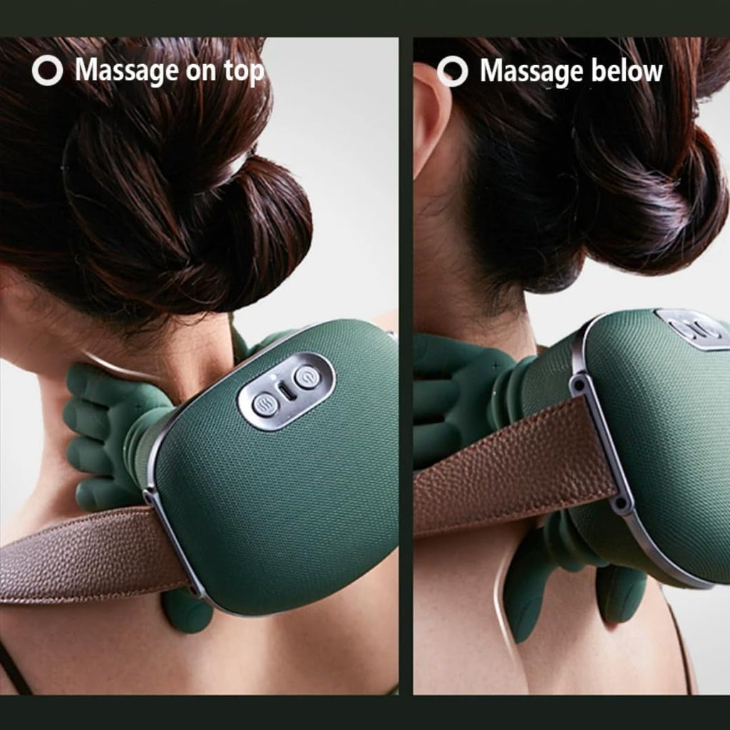 Portable Shiatsu and Back , Electric Deep Tissue 4D Kneading Massage, Simulated Human Hand Design for Pain Relief and... - Image 3