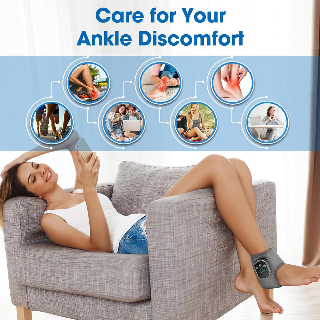 Massager with Heat and Vibration, Adjustable Temperature Hot Compress Wrap to Keep Warmers for Men Women Elders, Auto... - Image 4