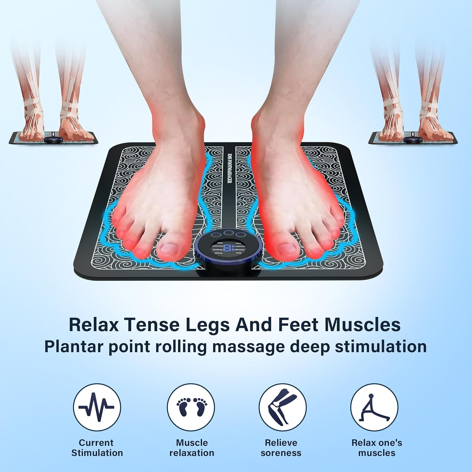 for Neuropathy Feet Stimulator Massage Mat for Circulation and Relief Neuropathy Wireless Stimulator - Image 6