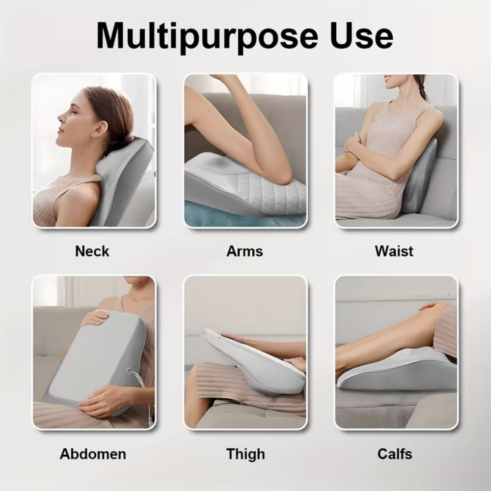 and Shoulder Massager Pillow with 3D Deep Tissue Kneading - Image 2