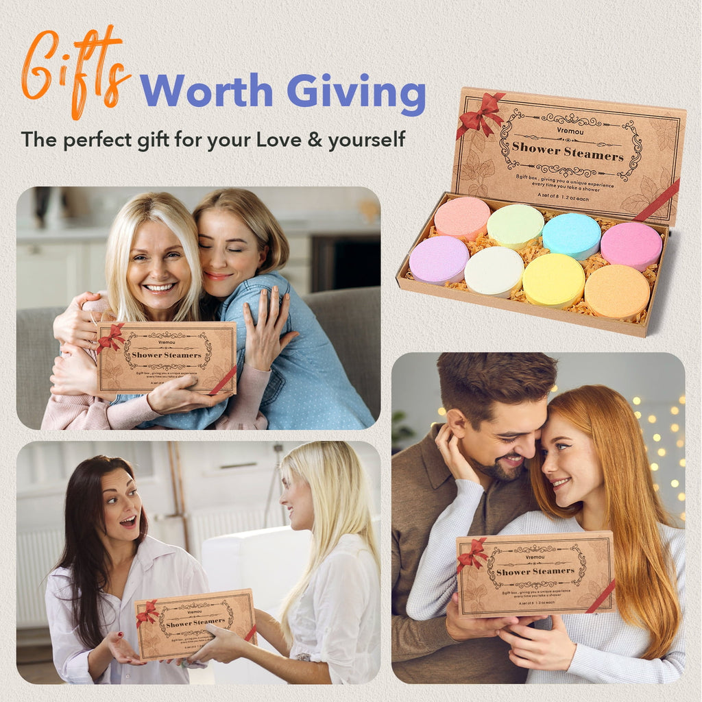 Birthday Gifts for Women - 8 Pcs Mothers Day Gifts for Mom Grandma Wife Her Men Teen Adults Bath Bombs Self Care with... - Image 2