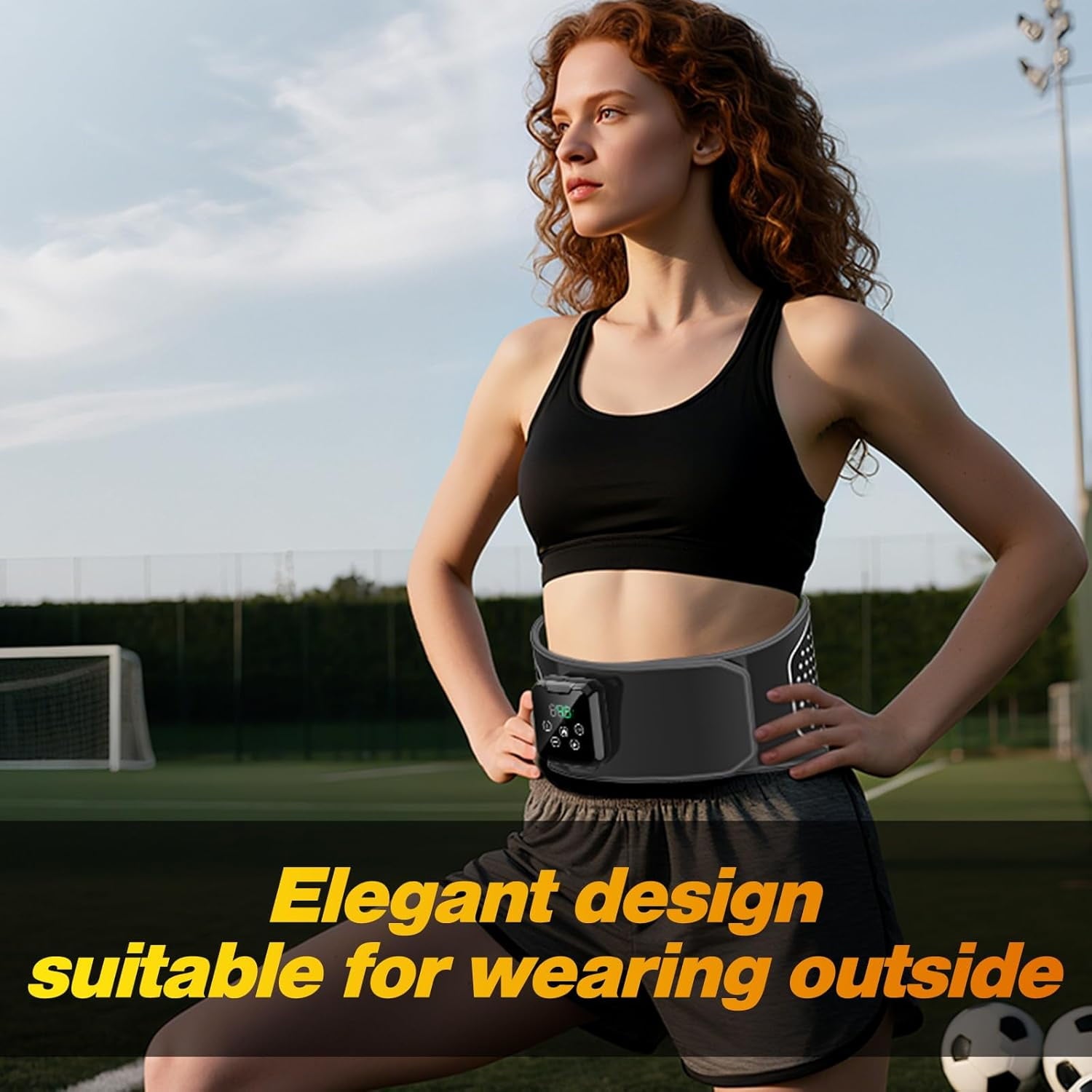 Electric Heated Massage Belt - 3 Air Compression Levels, 4000mAh High-Capacity Battery | Portable Waist Wrap for Lowe... - Image 6