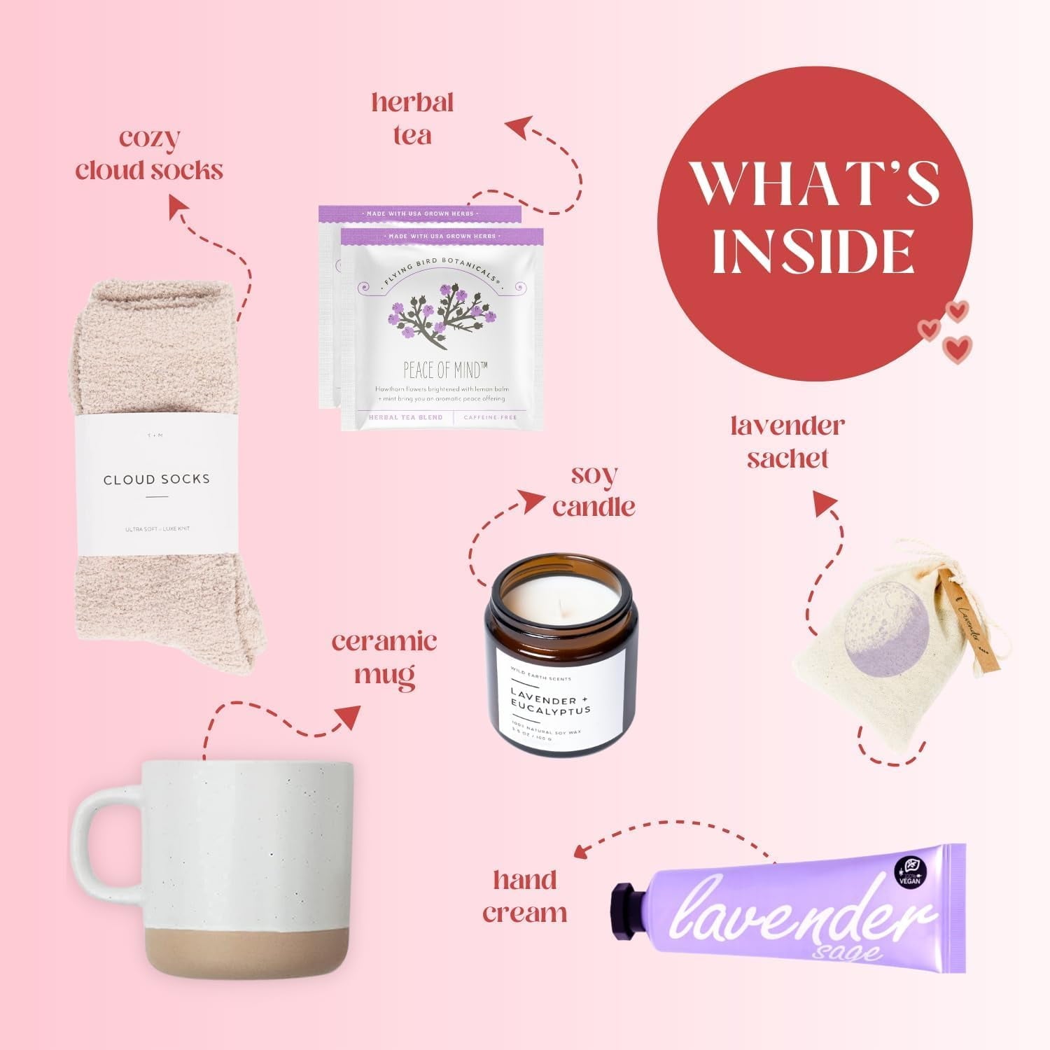 Gift Women Get Well Soon Gift Spa Gift Basket - Image 2