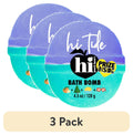 (3 pack) Hi Tide, Periwinkle and Turquoise Clean Beauty Bath Bomb with Prize, 4.5oz