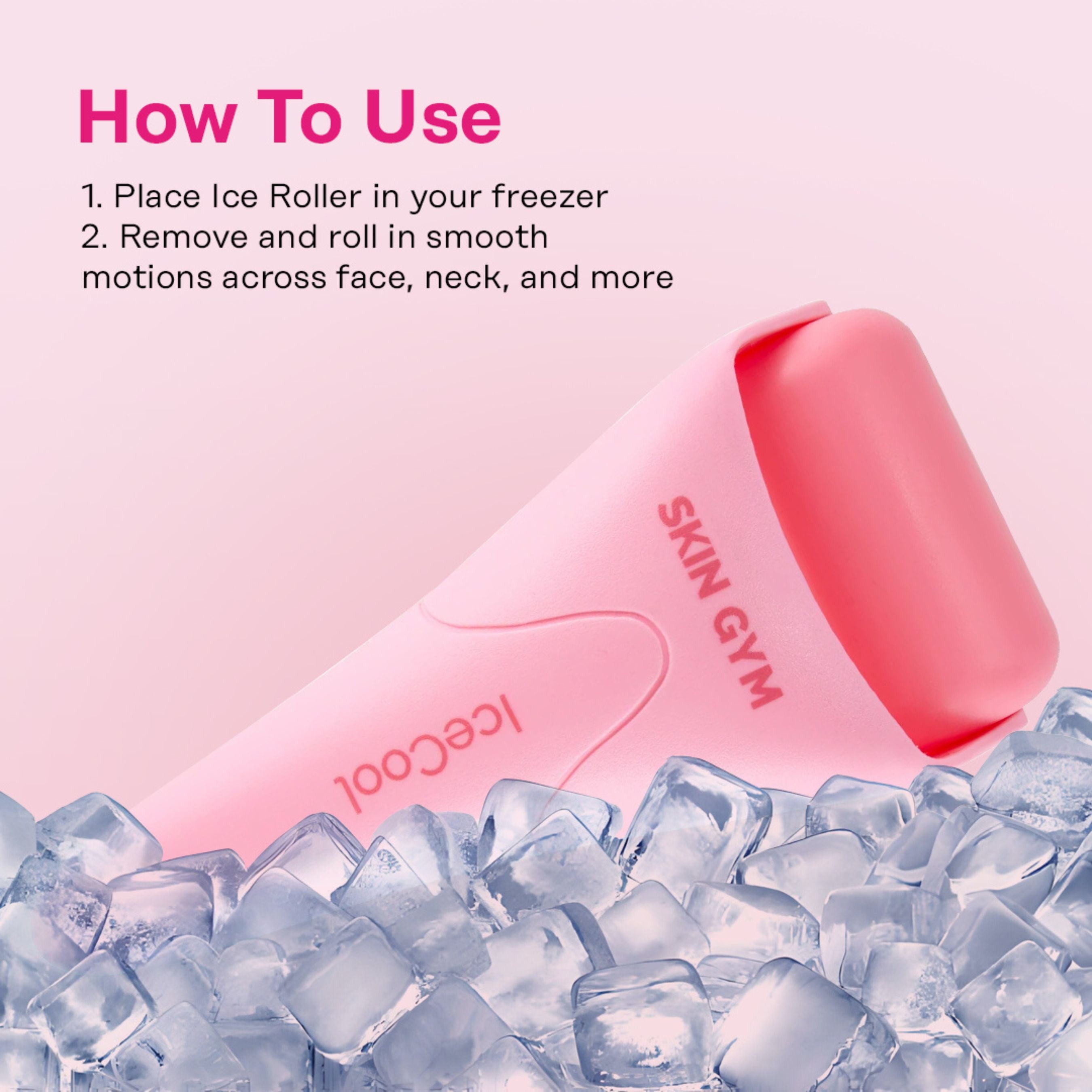 Pink Cool CryoGel Ice Roller for De-puffing and Soothing , Reduces Redness and Calms Irritation with Cryo-Therapy and... - Image 6