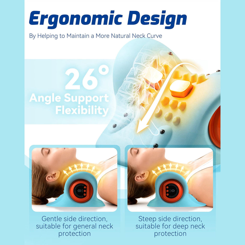 And Shoulder Massager With Heat And Multi-Directional Stretch,Thera Pillow Traction Massager, Massager,Smoothspine Tr... - Image 4