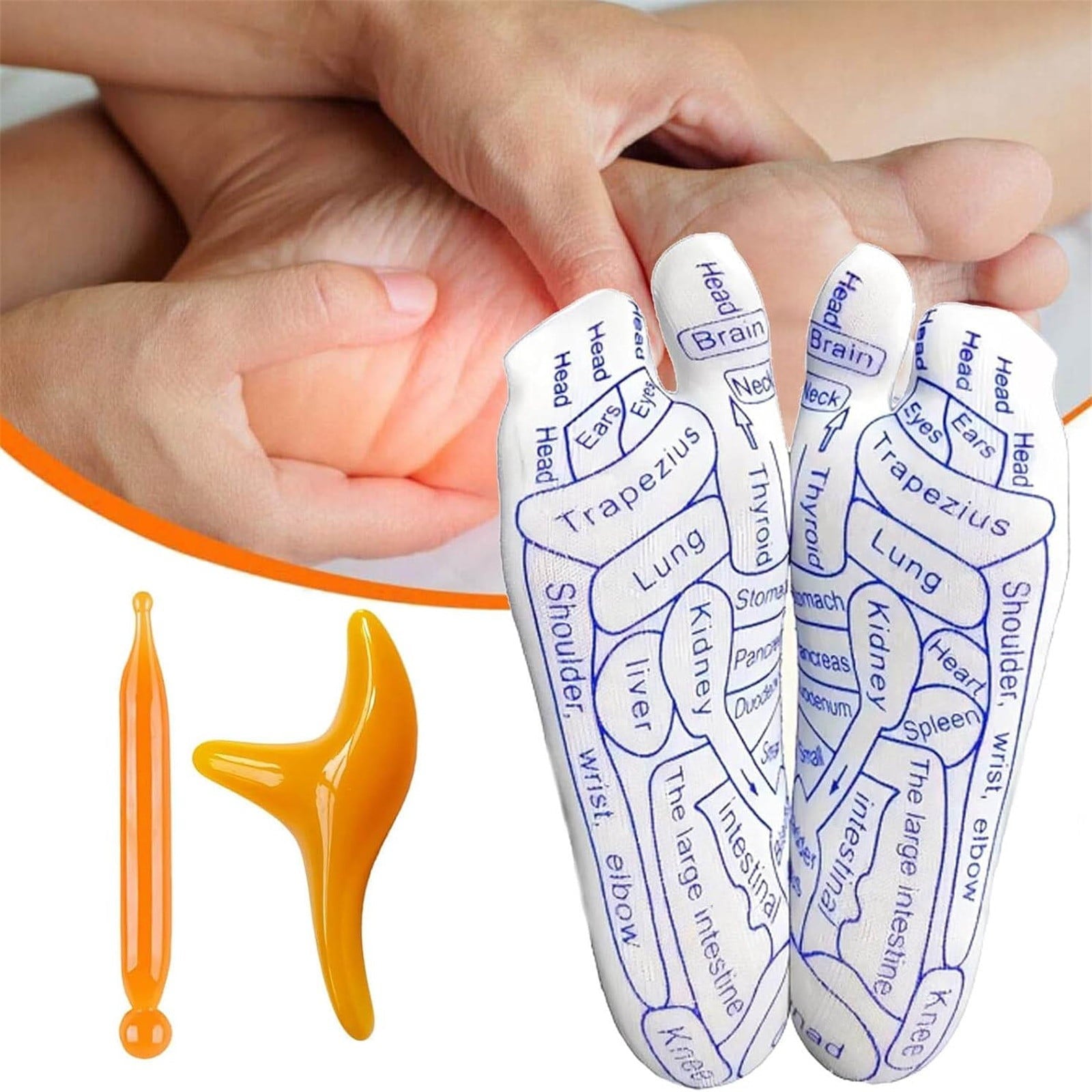 Set s With Massage Tool Acupressure Foot Massage s Foot s (Women’s Version) - Image 2
