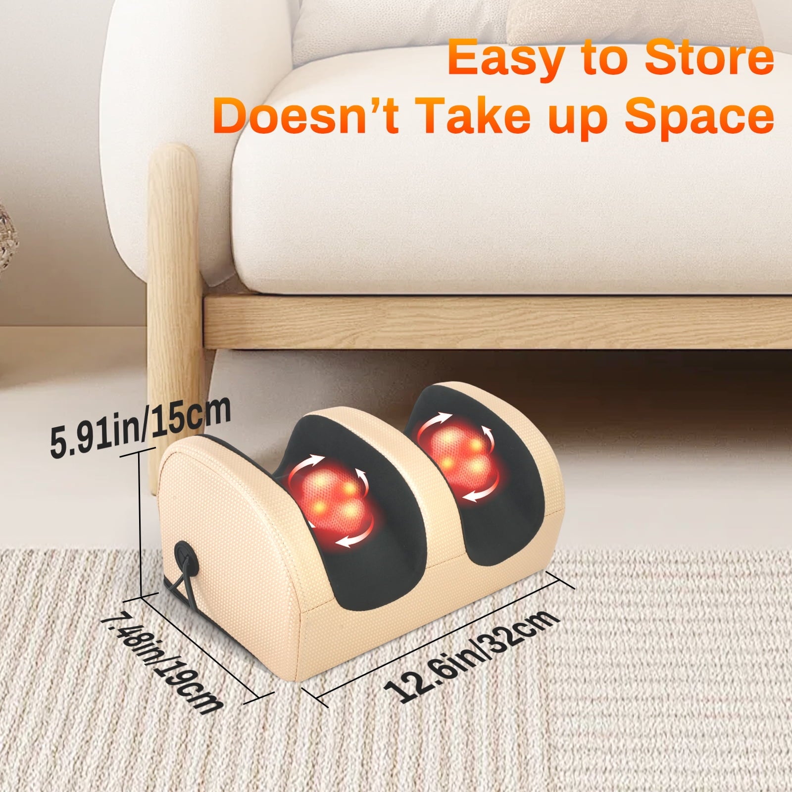 and Calf Massage Machine, Shiatsu Deep Tissue Massage Machine with Heat, Leg with Massage Roller, Gifts for Mom and D... - Image 6