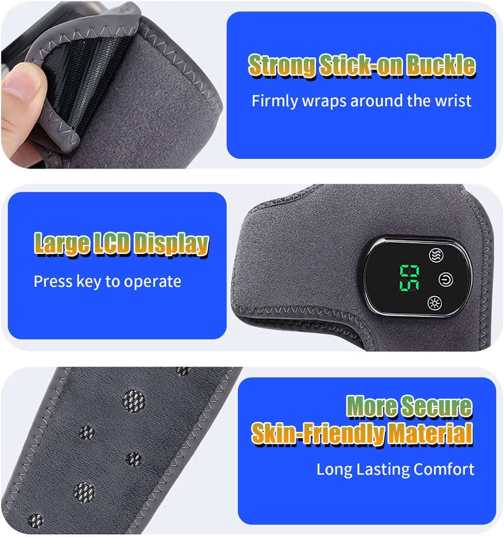 for Neuropathy,3-Speed Vibration & 5-Temperature Settings (104F-140F),Triple Therapy Portable & Ankle to Improve Circ... - Image 3