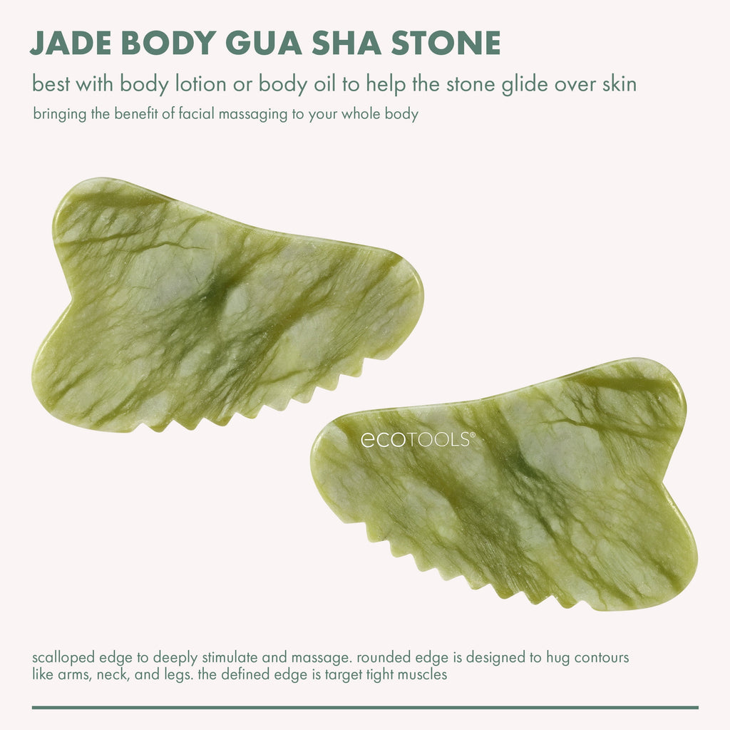 Sha, Jade & Face De-Puffing Tool, Massage & Sculpt Skin, 1 Count - Image 3