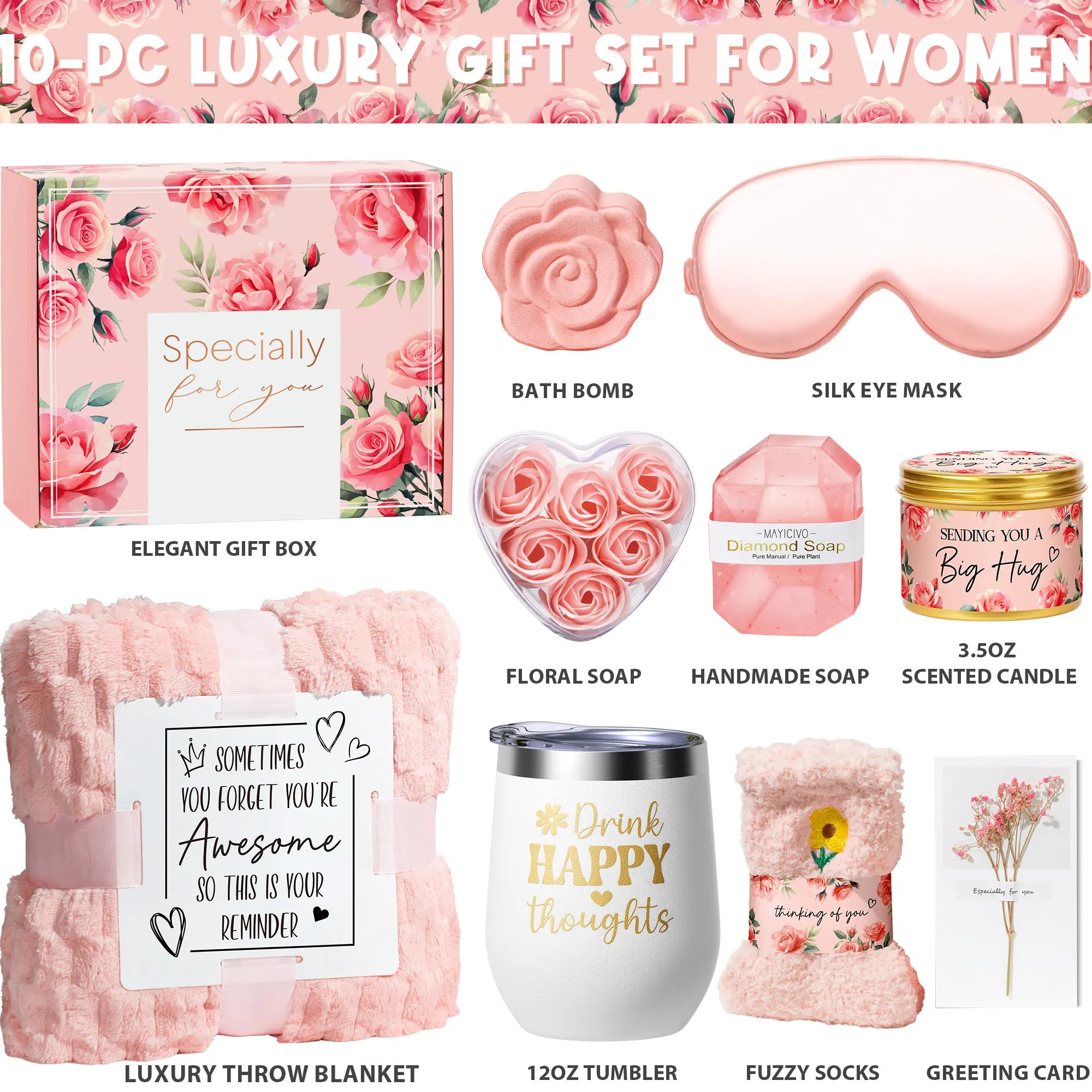 Birth Gifts for Women, Self Care Gifts, Get Well Soon Gifts, Relaxing Spa Gifts, Care Package, Unique Anniversary Gif... - Image 4
