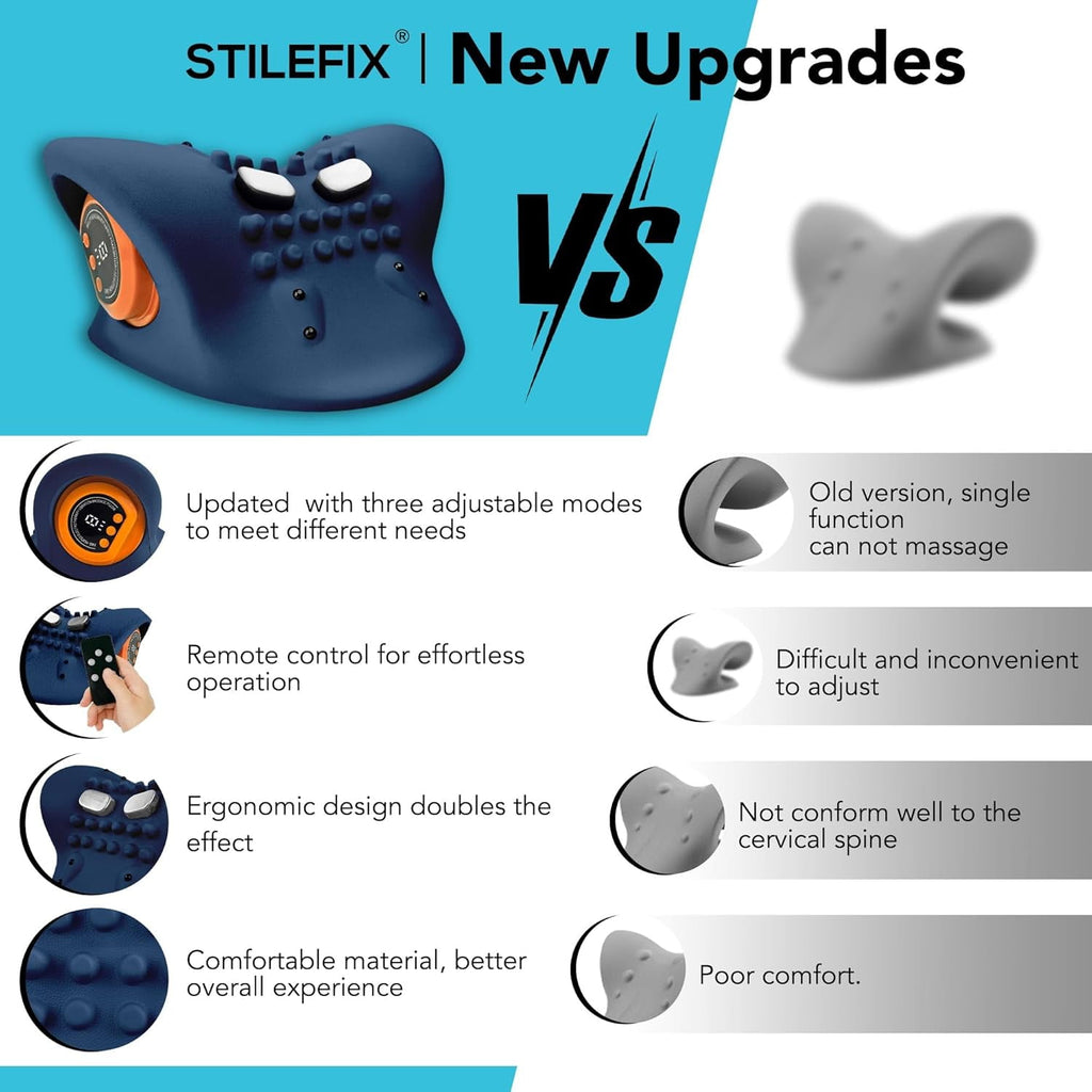 with 3 Adjustable Modes, Portable & Shoulder with Heat,Dark Blue - Image 2