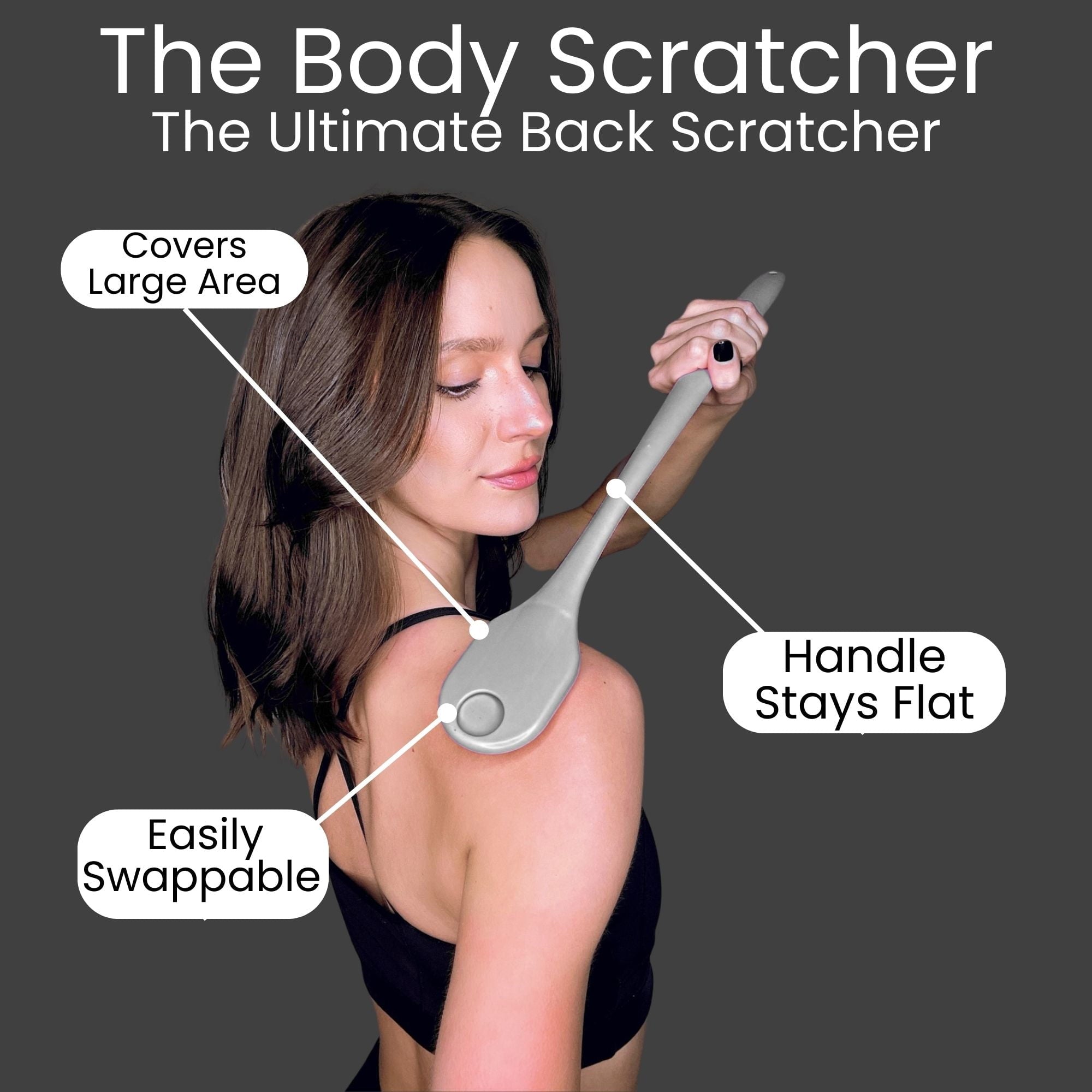Ultimate Back , Scalp Massager, Back Massager & Exfoliator - Large Scratch Surface & Long Sturdy Handle - Image 2