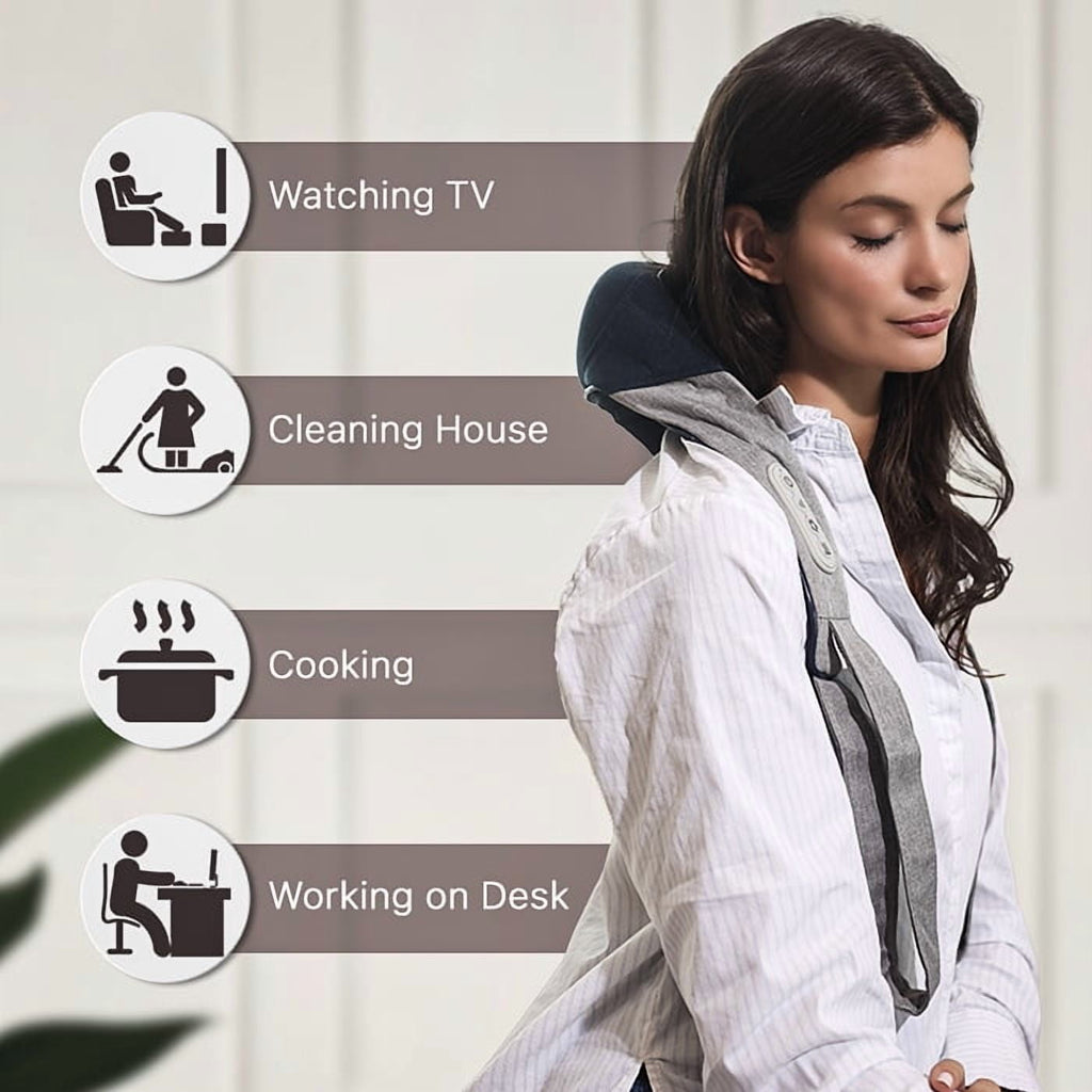 and Back Massager with Heat, Hands-Free and App Controlled - Image 5