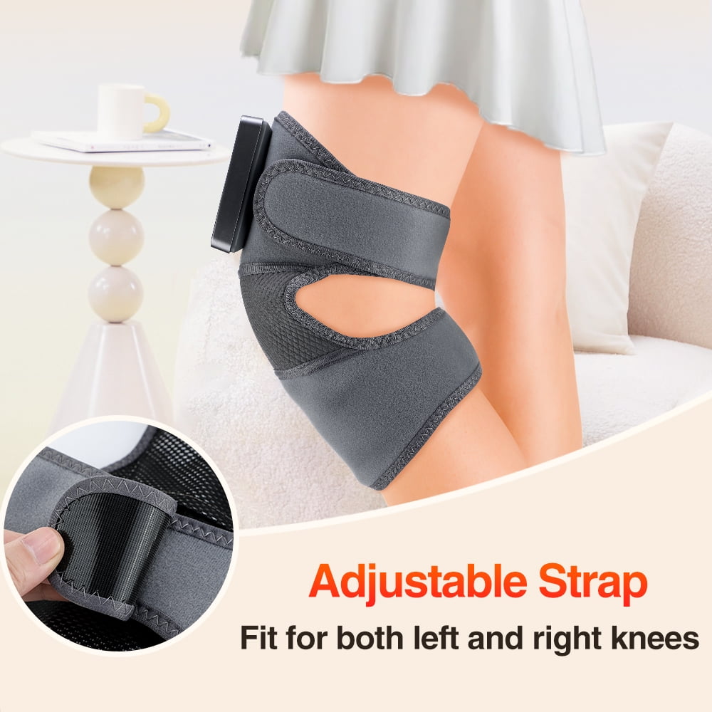 with Heat, Heated Brace Wrap Warmers, Heating Pad for Relax, 5 Heating Levels, 3 Massage Modes, 30 Min Timer, Gifts f... - Image 2