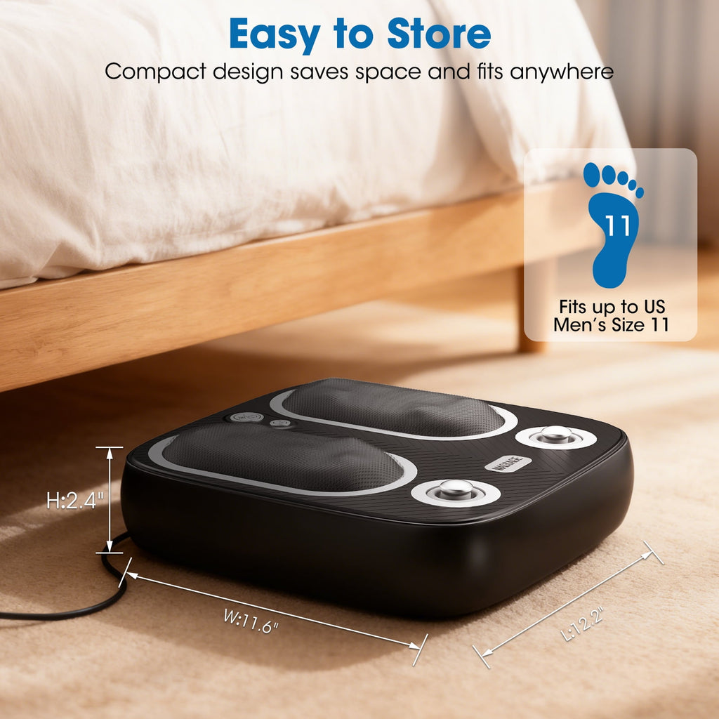with Heat, Shiatsu Deep Kneading , Compression, 3 Massage Modes, Auto-Off Timers, Gifts for Women Men - Image 5
