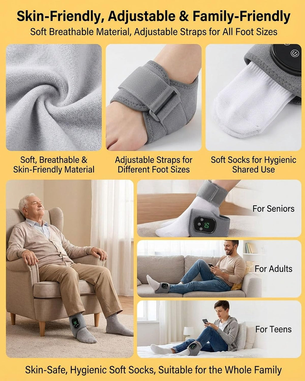 Therapy Foot r,Ankle Renew Spa Bath Cordless Electric Heated with 5 Heat & 3 Vibration for Pain Relief Relaxation Neu... - Image 6