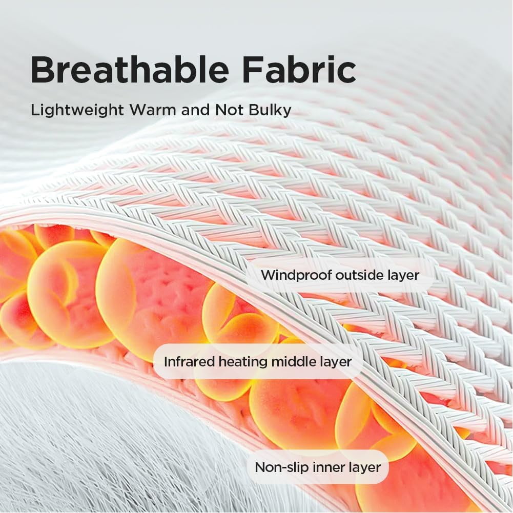 Wireless Triple Therapy Massager with 3-Speed Vibration & 5-Temperature Heat Settings,Touch Screen for Home,Office,Tr... - Image 6
