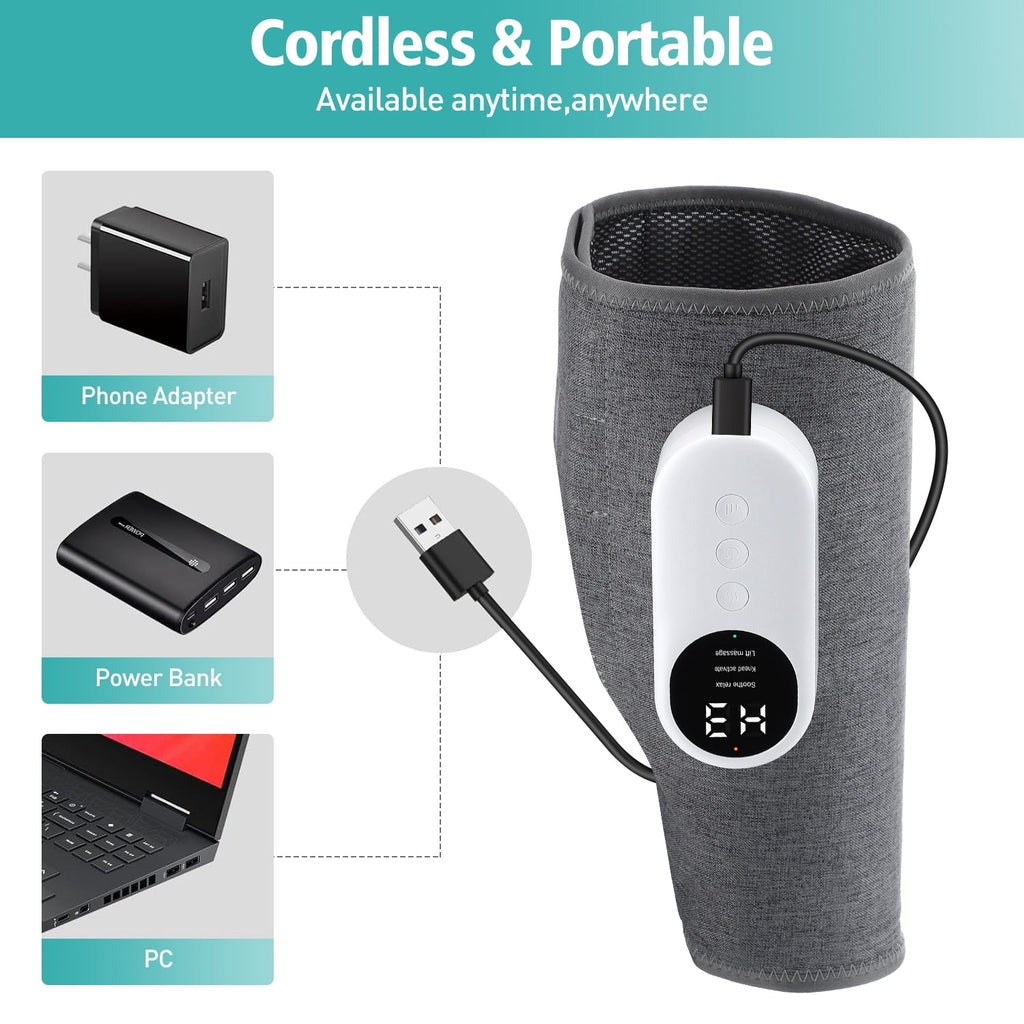 for Circulation, Leg Air Compression for Circulation with Heat, Cordless Leg with 3 Modes 3 Intensities, Easy to use,... - Image 6