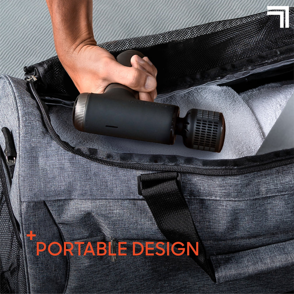Pro+ Compact Hot & Cold Percussion Massager with Dual-Temperature Hot + Cold Massage Node, 6 Speed Settings, 4 Unique... - Image 6