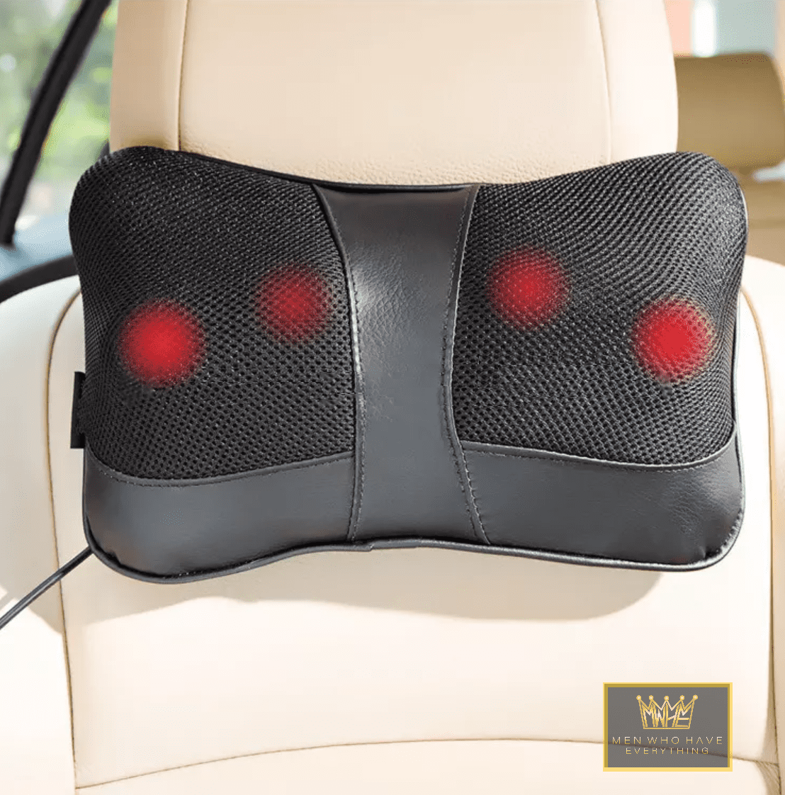 Massage Pillow with Heat | Deep Kneading Heated Shiatsu Massager for Neck Back and Shoulder | Relaxation Gifts for Da... - Image 4