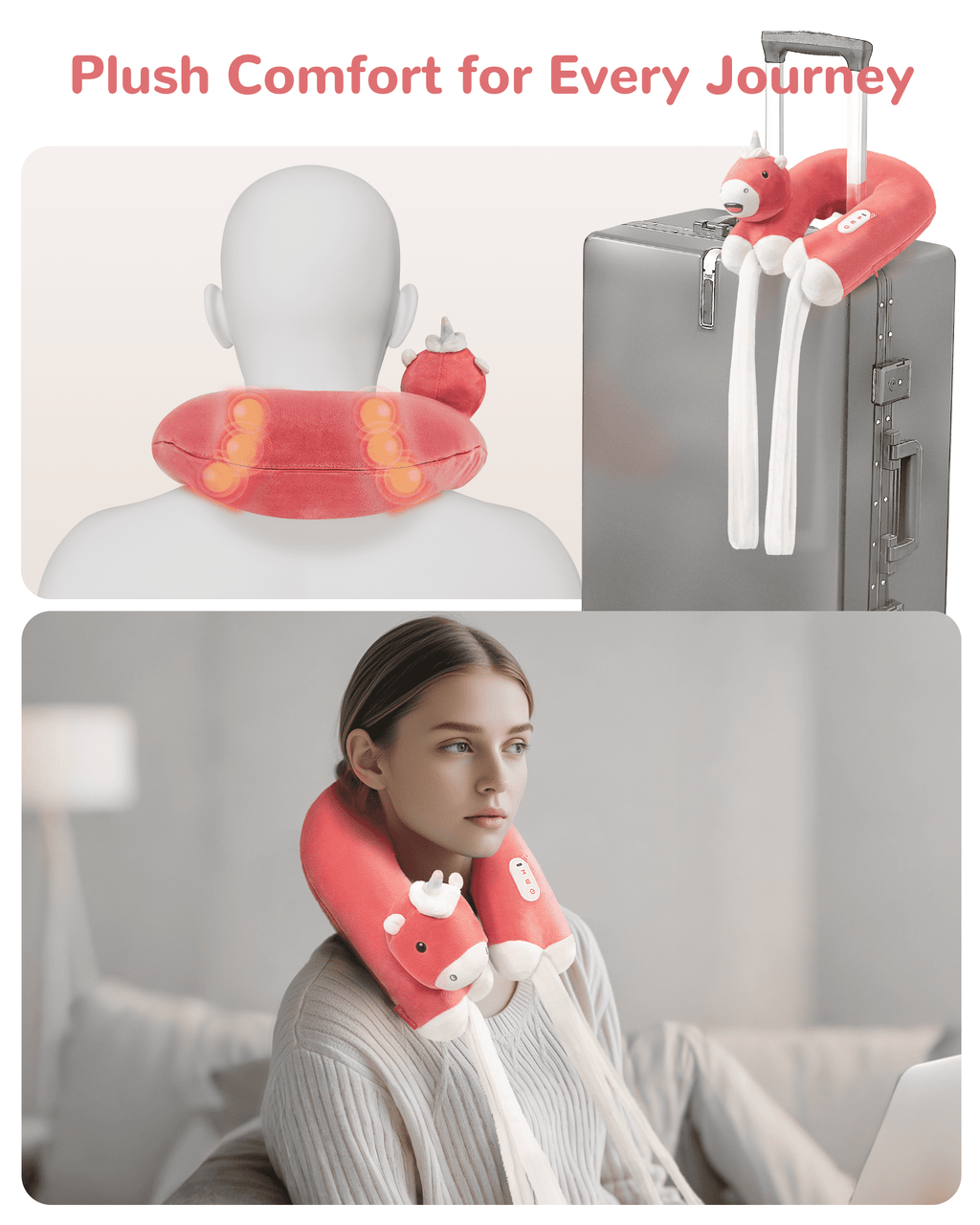 Massager with Heat, Cordless Shiatsu Massager Pillow, Gifts - Image 6