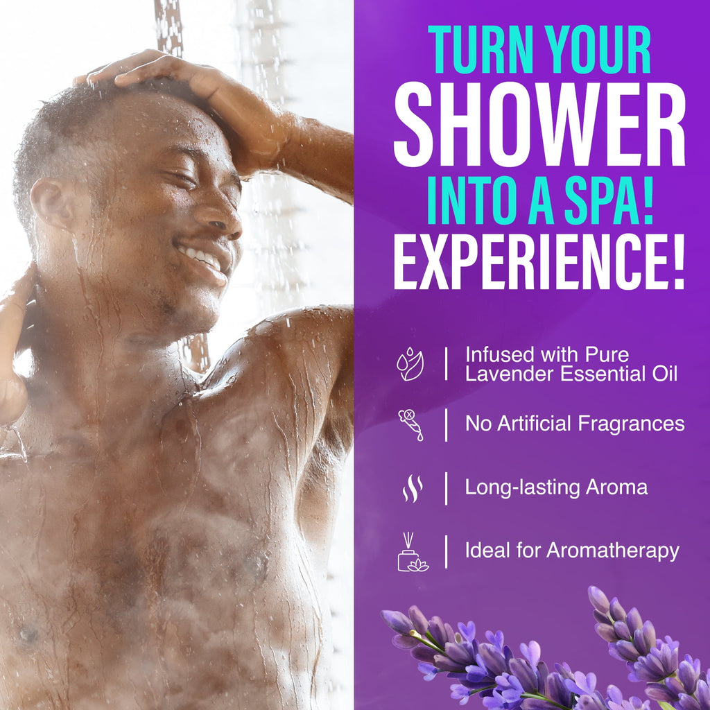 Shower Tablets with Essential Oil, Individually Wrapped, 5 Count - Image 6