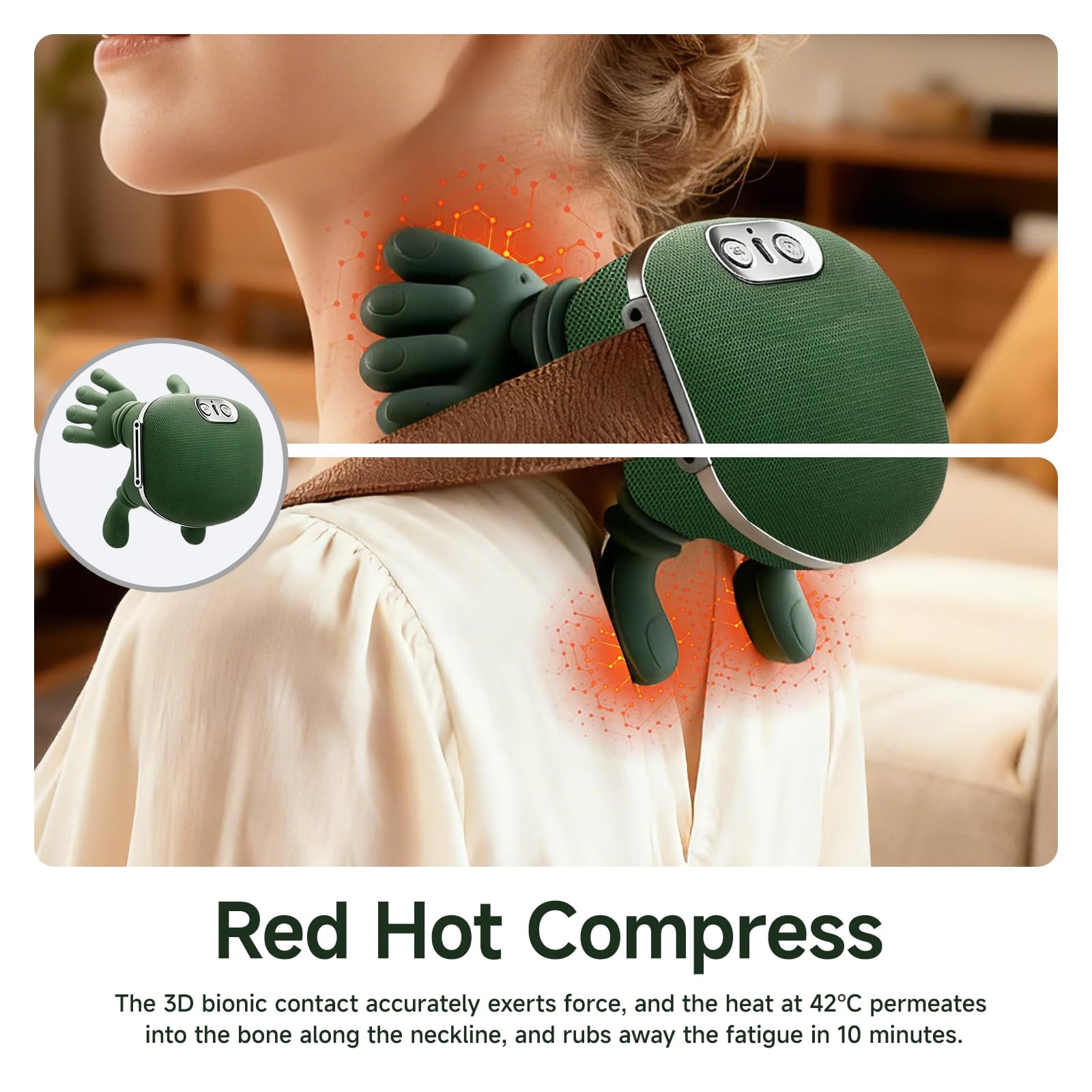 With Heat,Portable Shiatsu And Back With 4D Knead,Therapexa & Shoulder ,Siaasoo ,Therapalm And Back ,Nekteck - Image 5