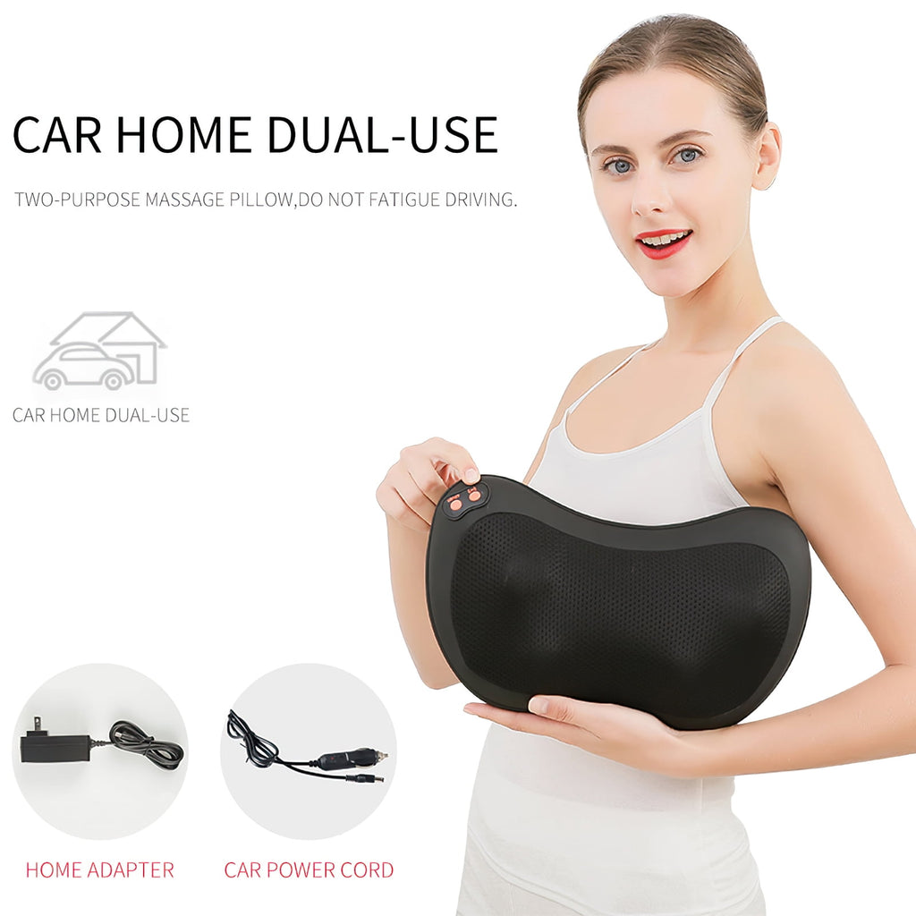 Shiatsu Pillow with Heat, Electric Back for Shoulder, Back, Leg, Deep Tissue Kneading Massage to Relax Muscles, Massa... - Image 4
