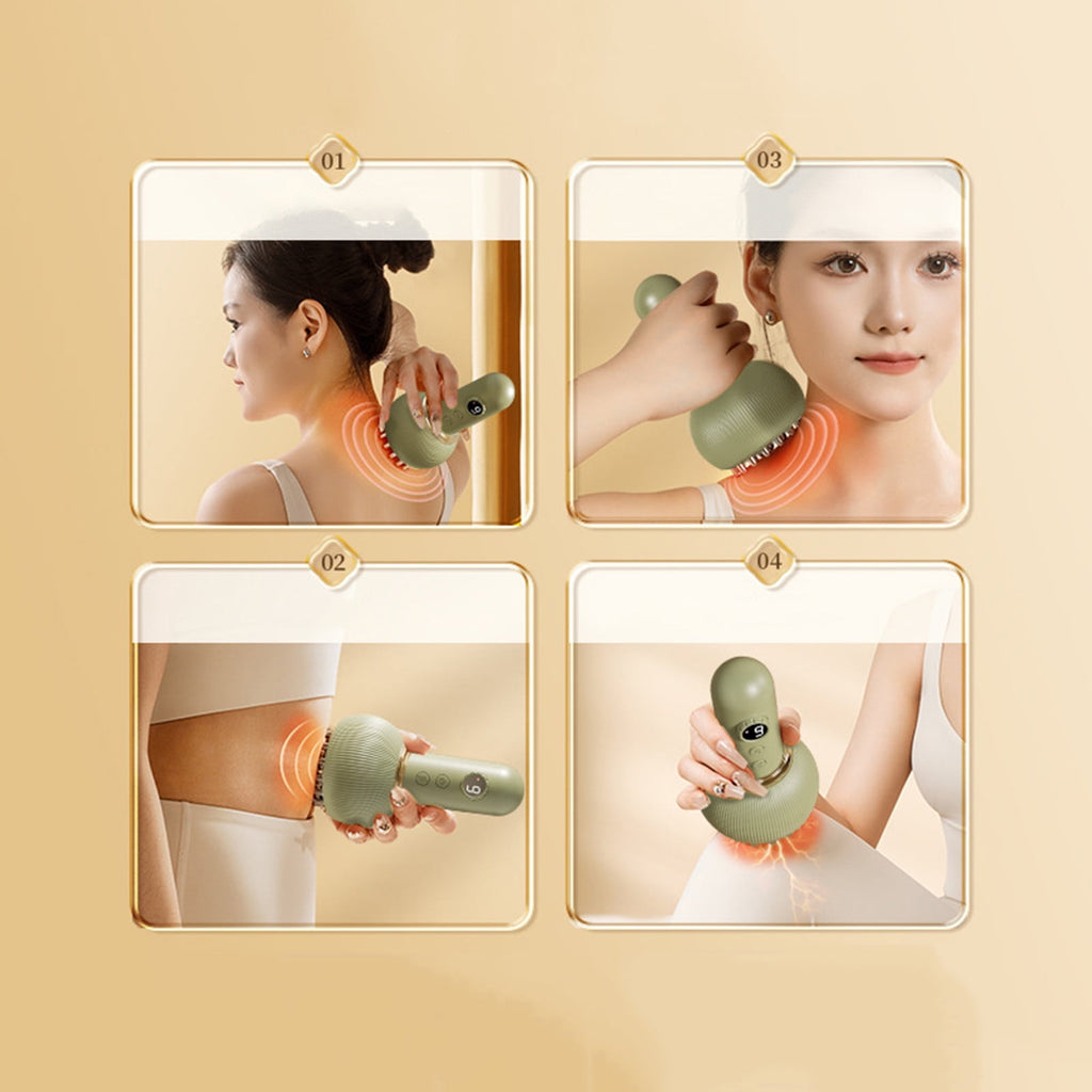 Massage Tools, Precision Massage for Legs Arms Abdomen, Rechargeable Portable Device with Essences Oil 3ml, Deep Tiss... - Image 4