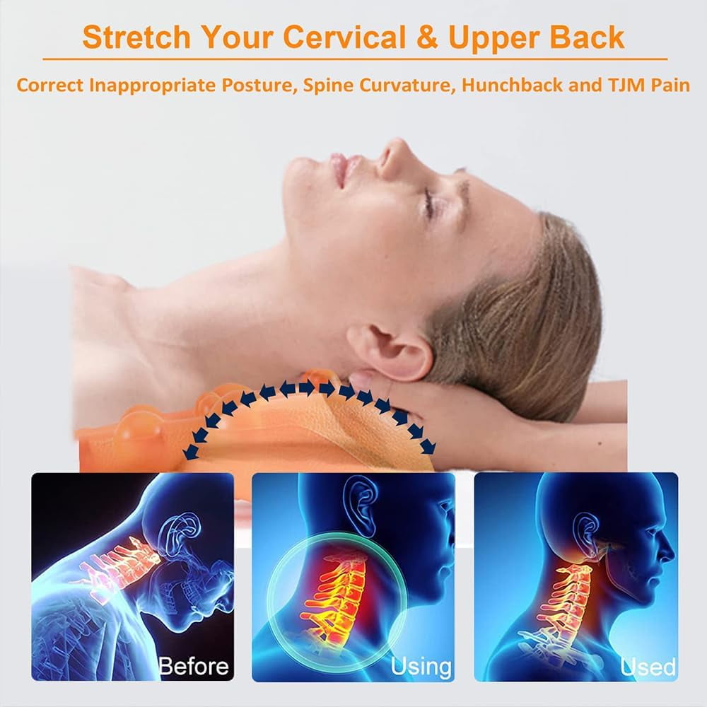 Massager - Occipital Release Tool, Neck Release Pressure Massage to Shoulder Blade (Black) - Image 3