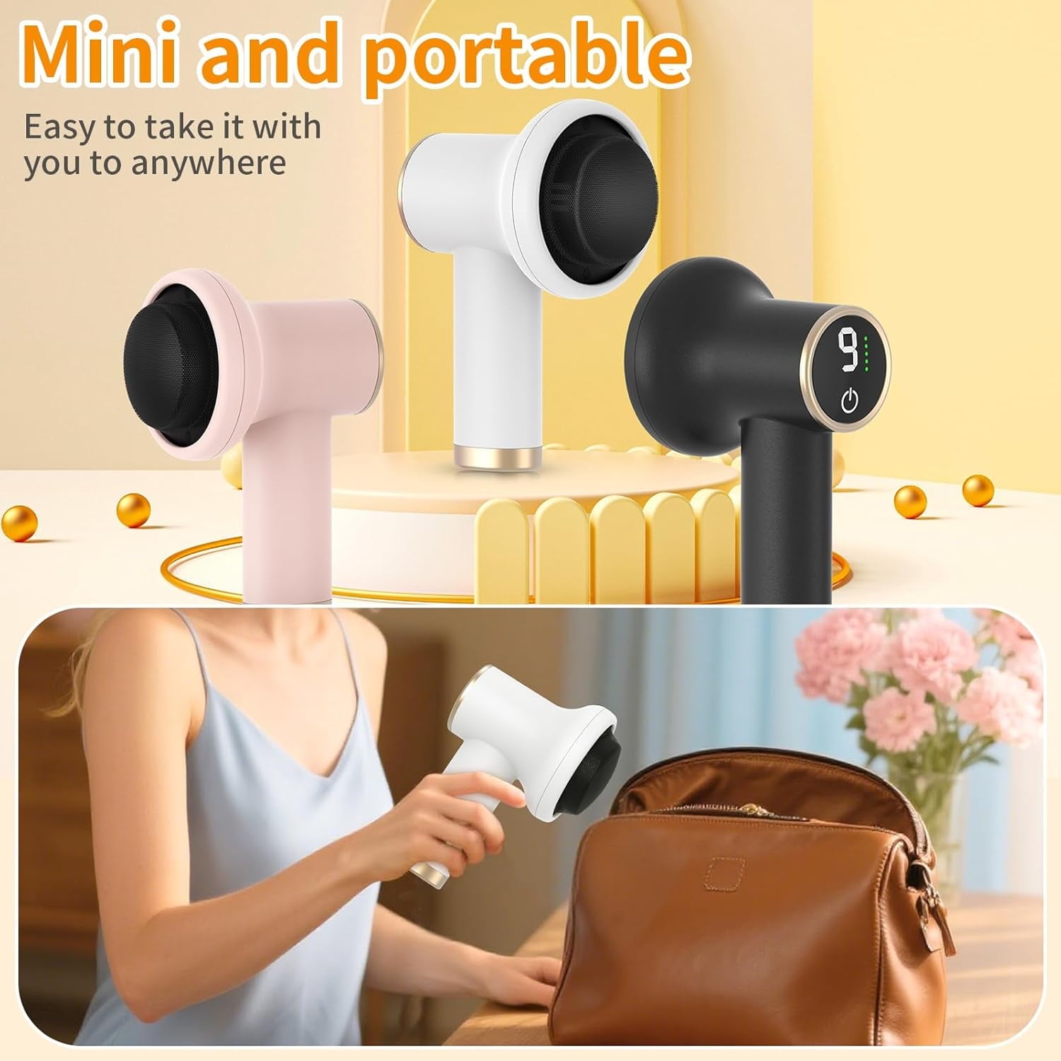 Electric Cellulite Massage Tool - Cordless Body Sculpting Machine with 8 Massage Heads, 9 Modes & 1800mAh Battery | P... - Image 4