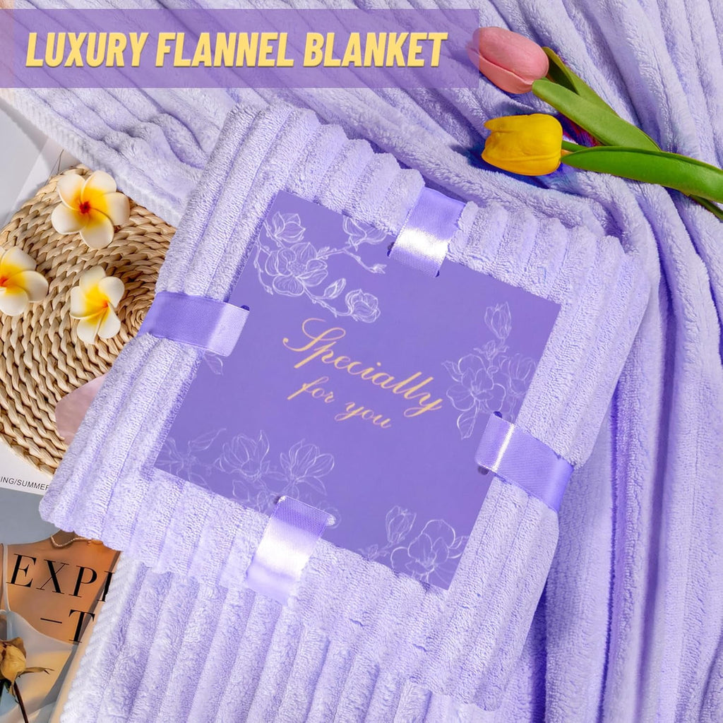 for Women, Self Care Get Well Soon , Lavender Relaxing Spa Basket Care Package w/Flannel Blanket & 20 oz Tumbler, Mot... - Image 3
