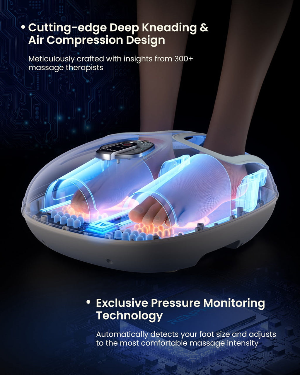 Machine with Heat [2026 Upgraded], Shiatsu for Plantar Fasciitis, Valentines Day Gifts for Her Him, Exclusive Voice C... - Image 3