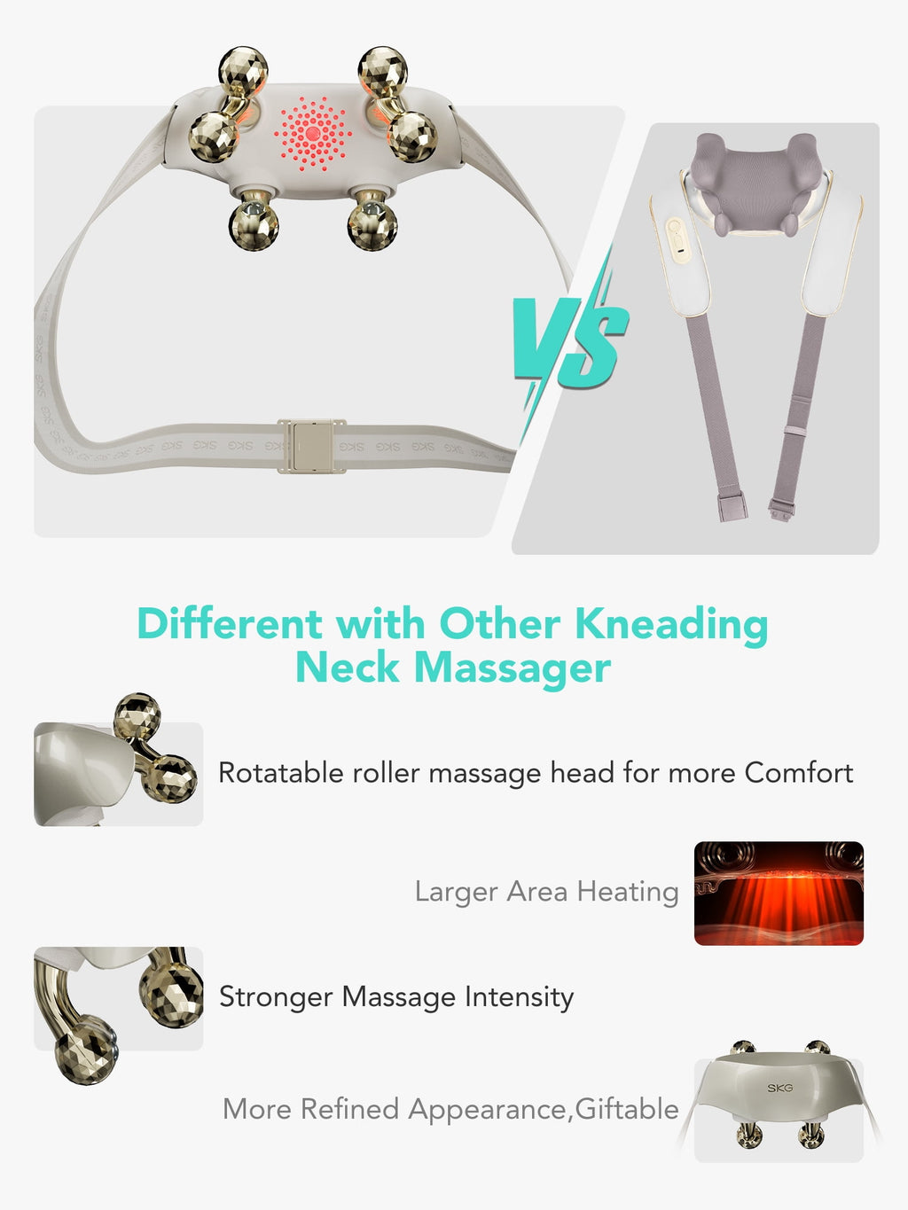 for Pain Relief Deep Tissue Eligible Shiatsu with Heat, for and Shoulder H7 Ultra E - Image 5