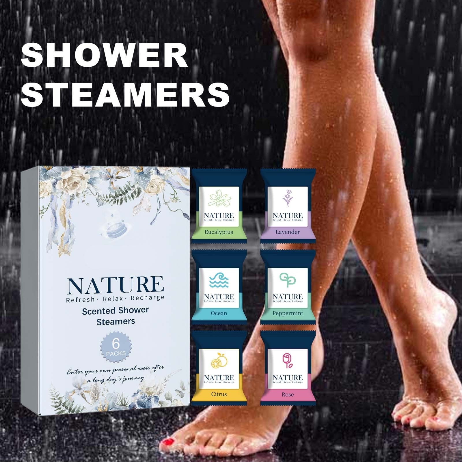 and Personal Care Shower Steamers Women's Gift Set Self-Care Relaxing Shower Tablets 6 Aromatherapy Shower Bombs Wome... - Image 5
