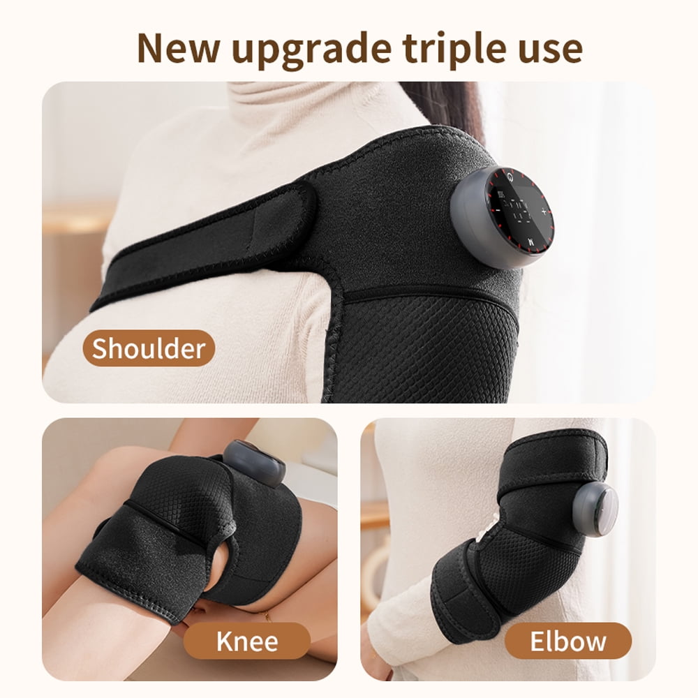 with Heat and Vibration, Heated Brace Wrap, 3 in 1 Heating Pad for Elbow Shoulder, 5 Heating Levels, 5 Massage Modes ... - Image 3