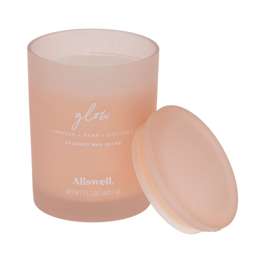 ( + Pear + Coconut) Scented 2-Wick Spa Jar Candle 15oz. - Image 2