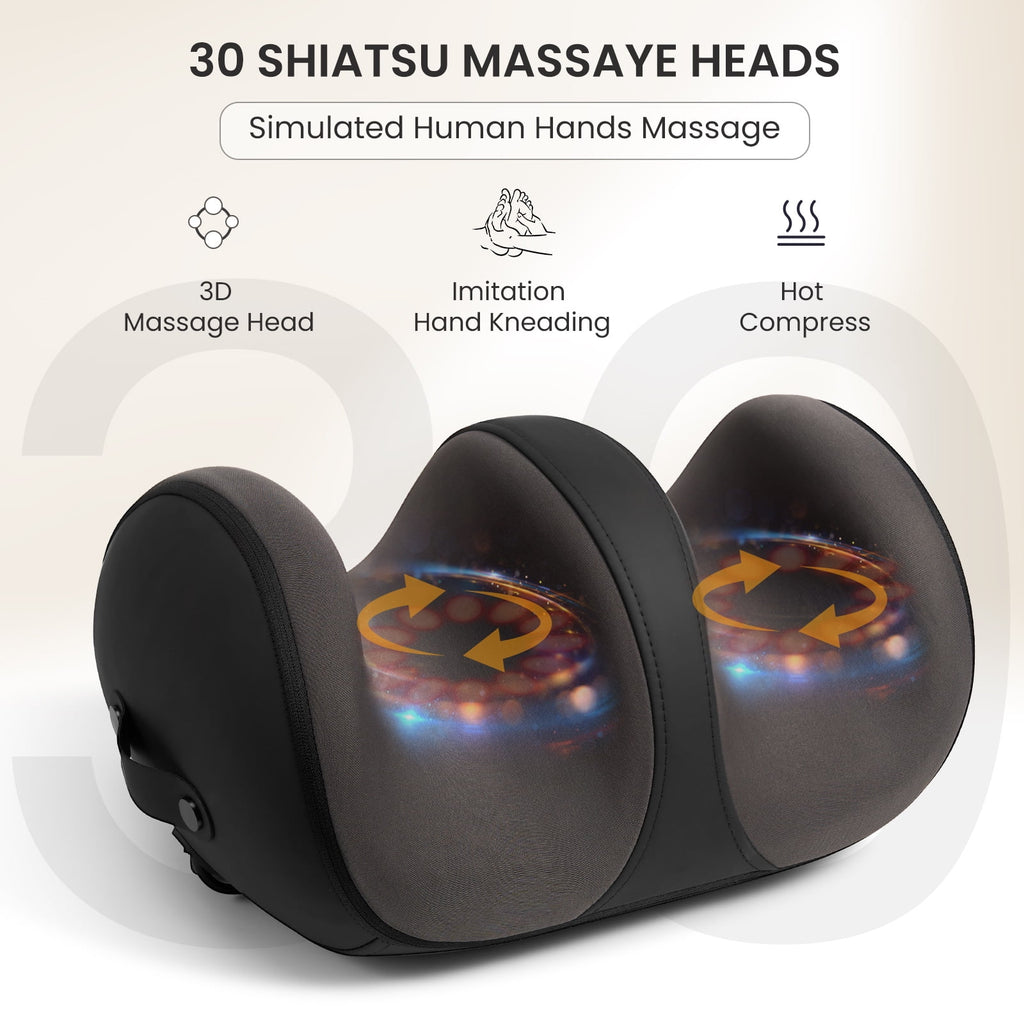Electric Shiatsu Foot Massager Calf with Heat, Deep Kneading & Rolling Ankle Massage - Relaxing Muscle Relax, Ideal G... - Image 6