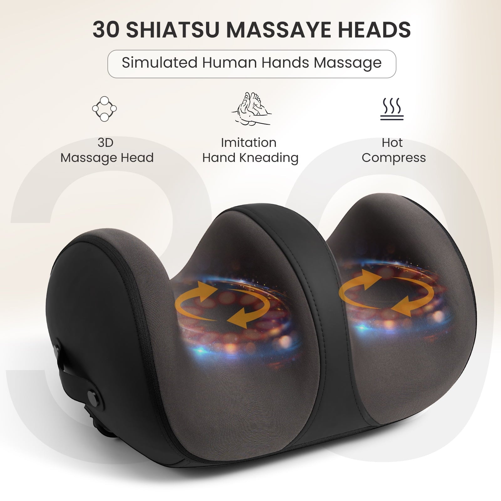 Electric Shiatsu Foot Massager Calf with Heat, Deep Kneading & Rolling Ankle Massage - Relaxing Muscle Relax, Ideal G... - Image 6
