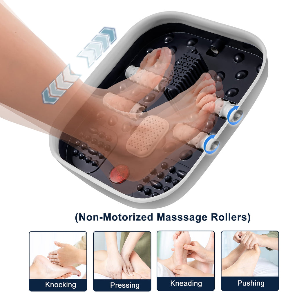 with Heat, Remote Control, Massage Rollers, Bubble, Pedicure Kit - Image 5