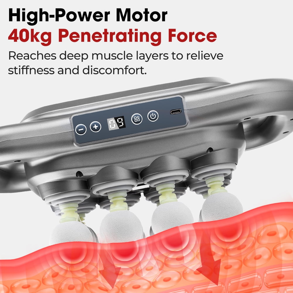 16 Gun Deep, 2026 Upgrade 16-Drive Back Muscle r with 9 Modes & 9 Intensities, Quiet Powerful Waist Back r Set for Sh... - Image 2