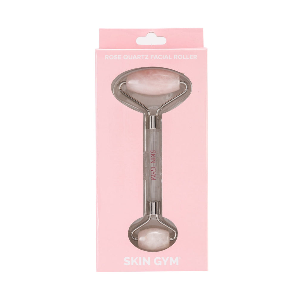 Quartz Facial Roller for De-puffing and Facial Massage, Dual-Ended Small and Large 100% Quartz Stones - Image 2