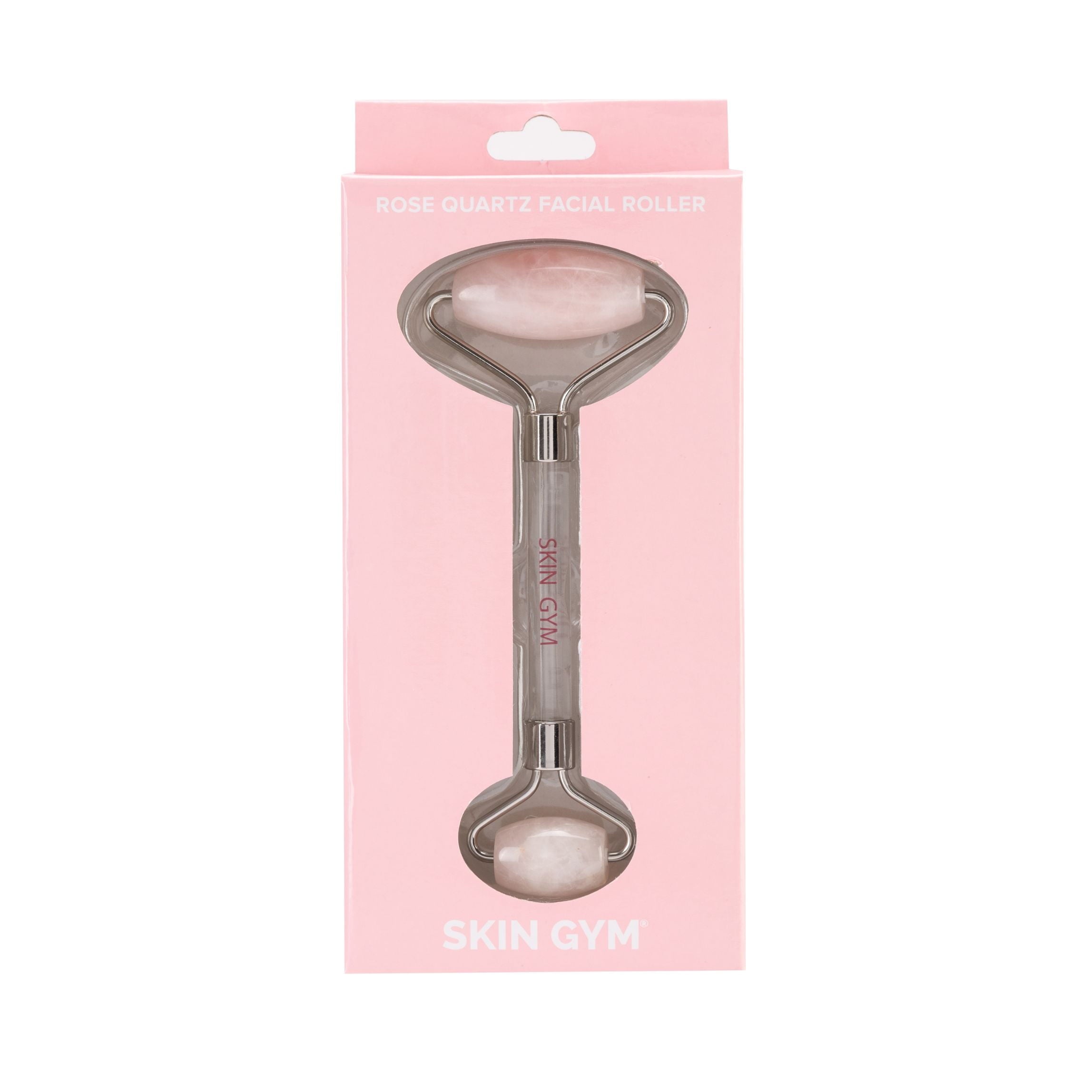 Quartz Facial Roller for De-puffing and Facial Massage, Dual-Ended Small and Large 100% Quartz Stones - Image 2