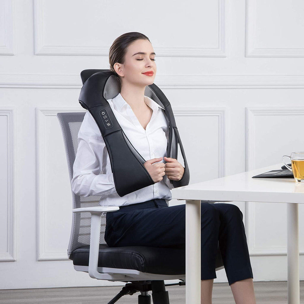 Massager with Heat, Shiatsu and Shoulder Massager Pillow Deep Tissue Kneading, Gifts - Image 2