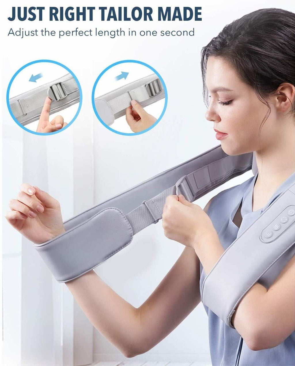 with Heat, Shiatsu Deep Tissue Kneading for Muscle Pain Relax Relief, Christmas Gifts Ideal Gift for Men and Women - Image 3