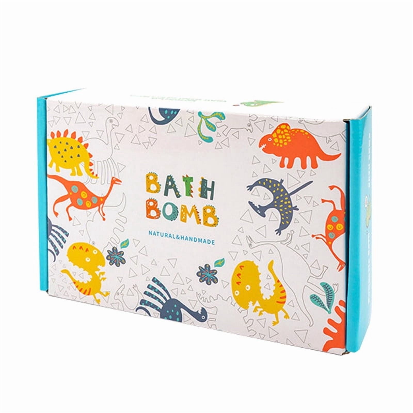 8 Pack Dinosaur Egg Bath Bombs With Random Dinosaur Toys Natural Handmade Fizzy Spa Balls For Relaxing Bath Time Perf... - Image 2